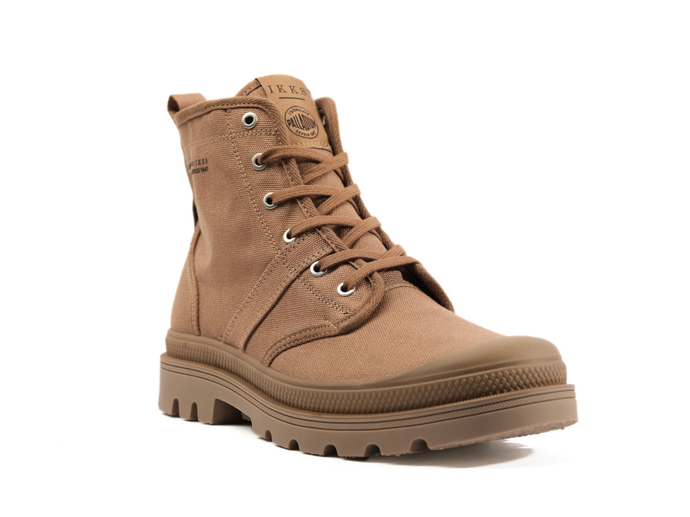 Botas Palladium PALLABROUSSE X IKKS Mujer Mahogany | Costa Rica-03951